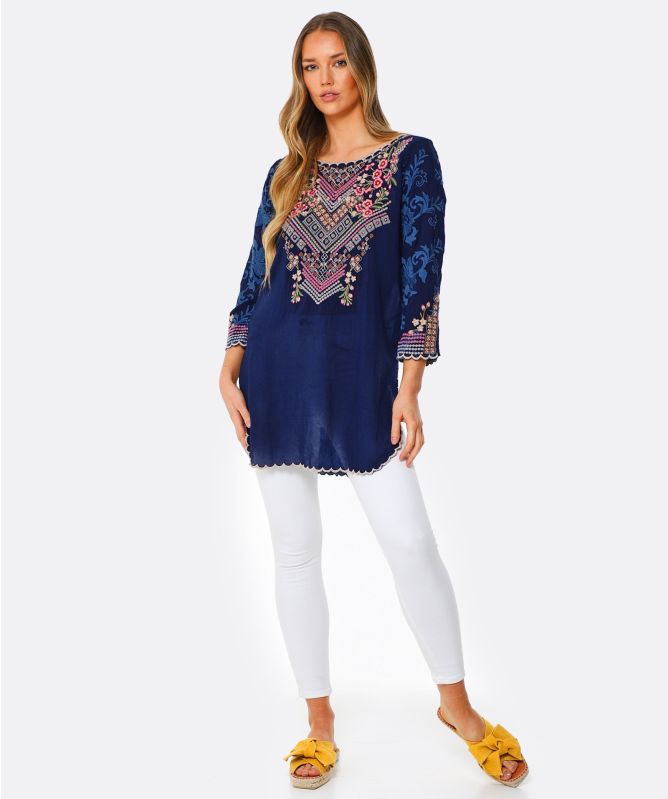 Johnny Was Adonia Tunic