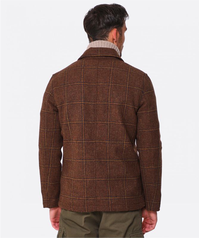 Universal Works Wool Check Bakers Chore Jacket