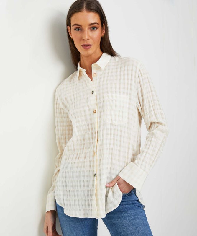 Paul Smith Checked Waffle Shirt