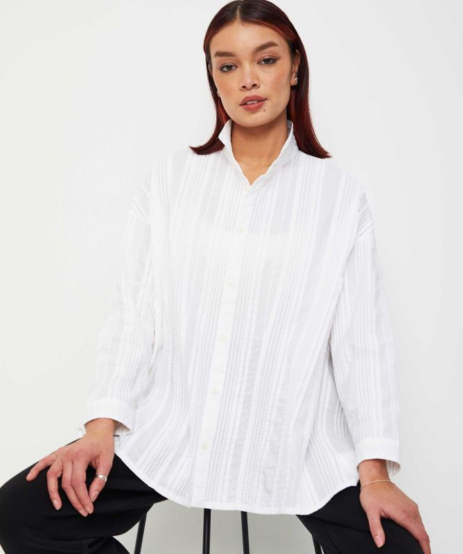 Yaccomaricard Cotton Lawn Overshirt