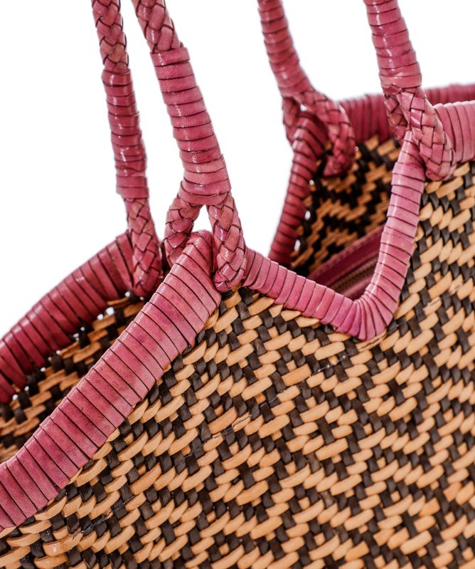 Vipera Crudelia Flower Woven Tote
