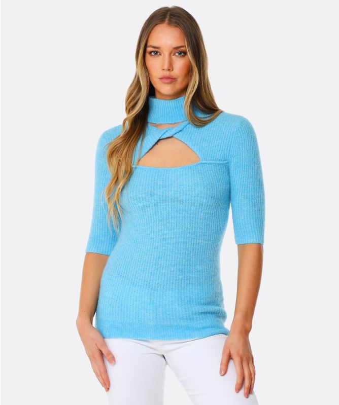 GANNI Soft Wool Knit Top