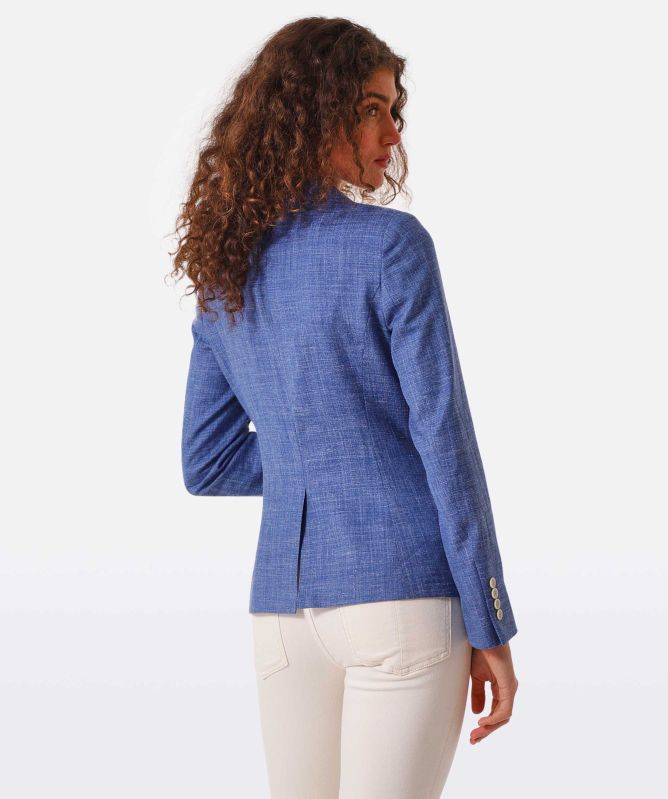 Eddy and Ivy Wool-Silk-Linen Blazer