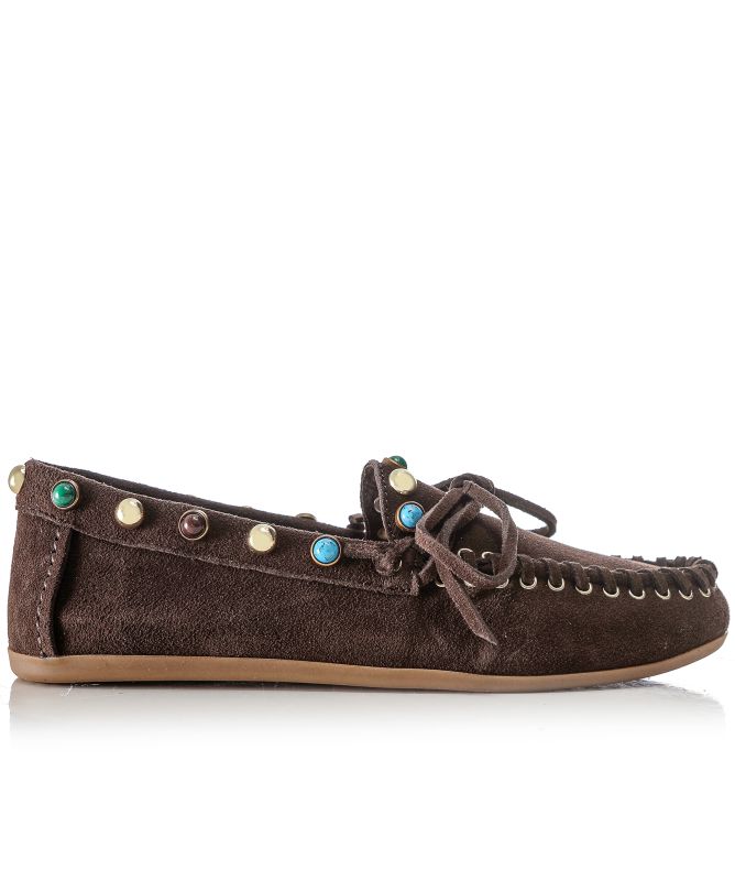 INUOVO Jewel Stud Moccasins