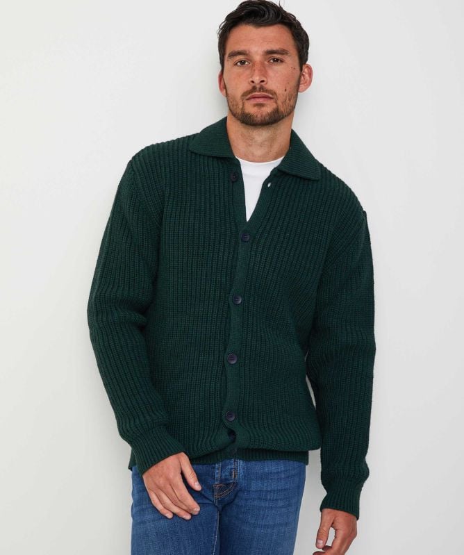 Seinse Rib Knit Cardigan