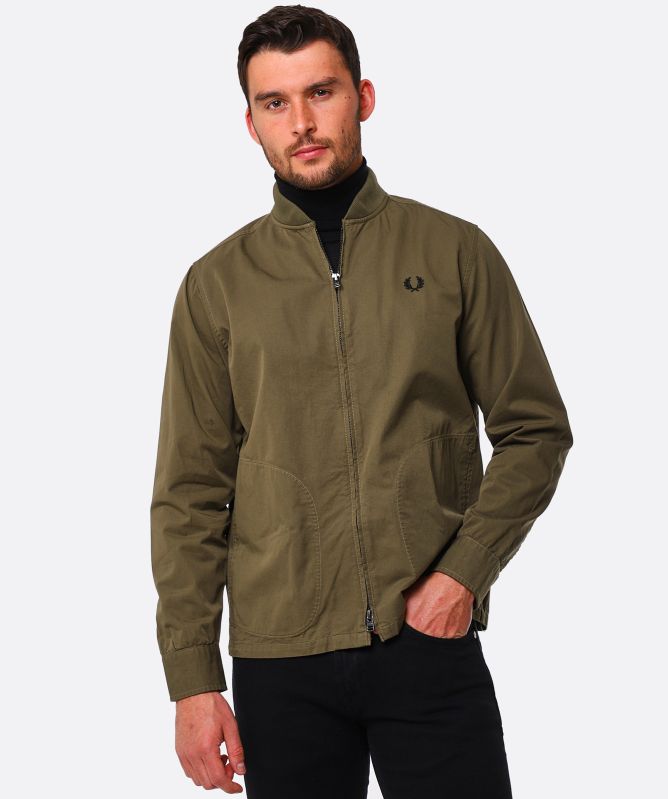 Fred Perry Zip Bomber Overshirt