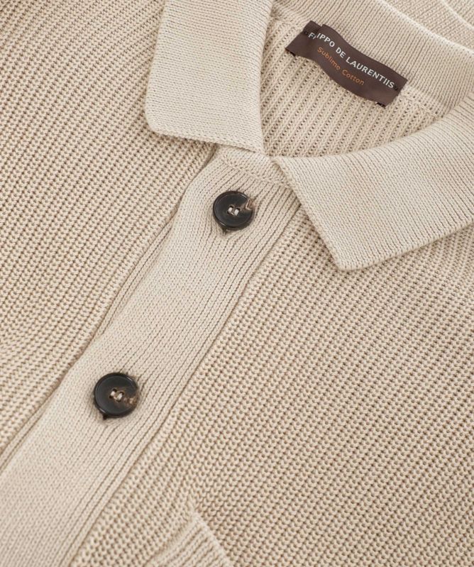 Filippo De Laurentiis Collared Knitted Overshirt