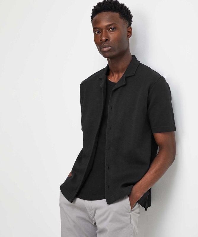 unfeigned Button-Down Polo Shirt