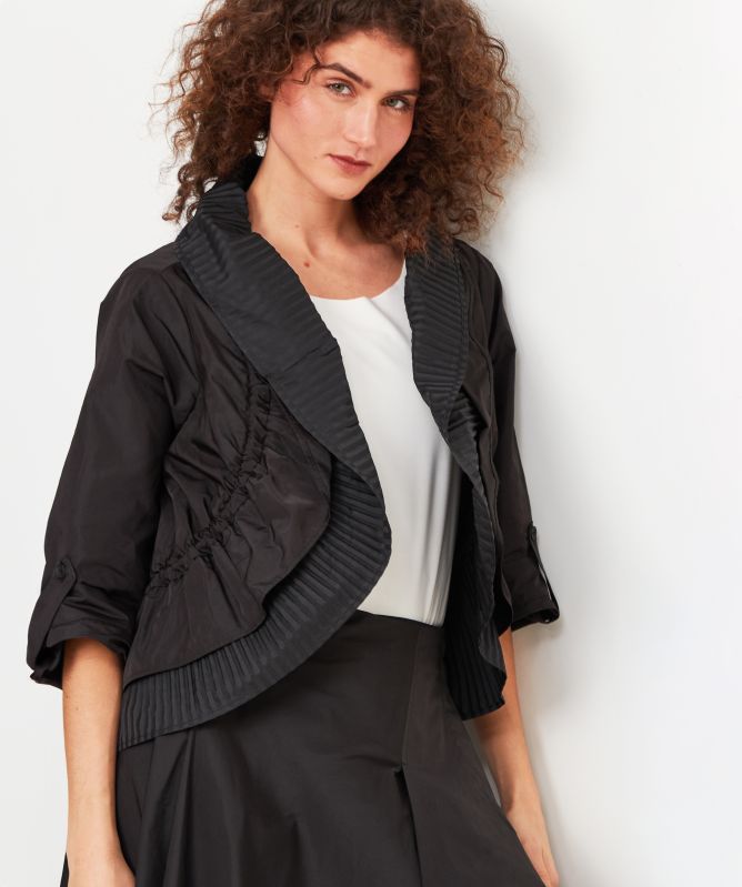 Bize Pleated Zip Back Jacket