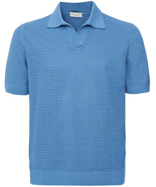 Filippo De Laurentiis Knitted Skipper Polo Shirt