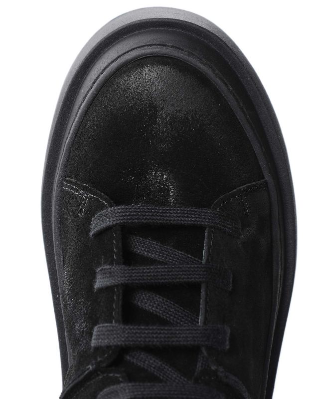 Lofina Suede Lace-Up Ankle Boots