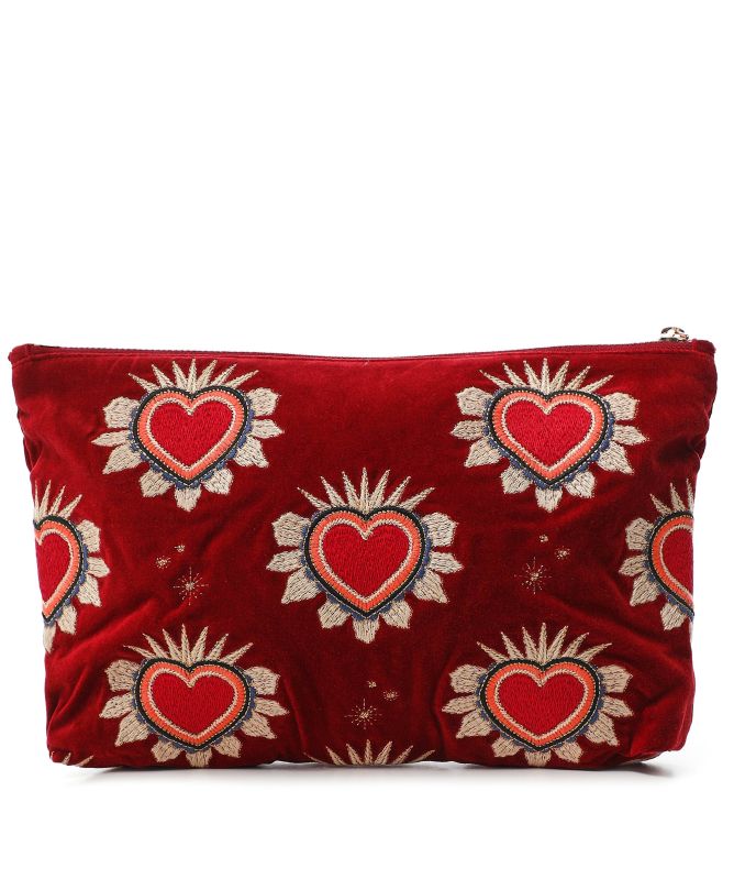 Elizabeth Scarlett Sacred Hearts Everyday Pouch