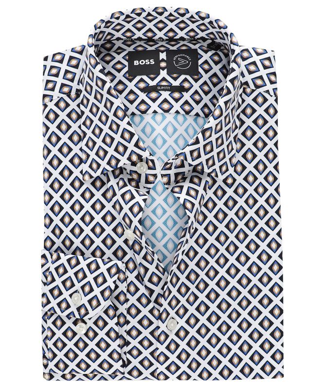 BOSS P-HANK-kent Printed Shirt