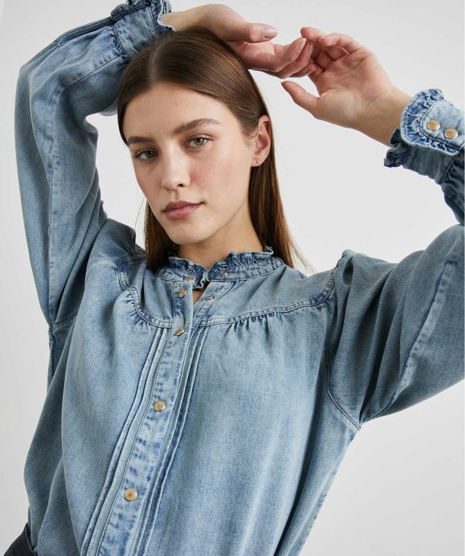 Rails Blue Denim Alanna Blouse