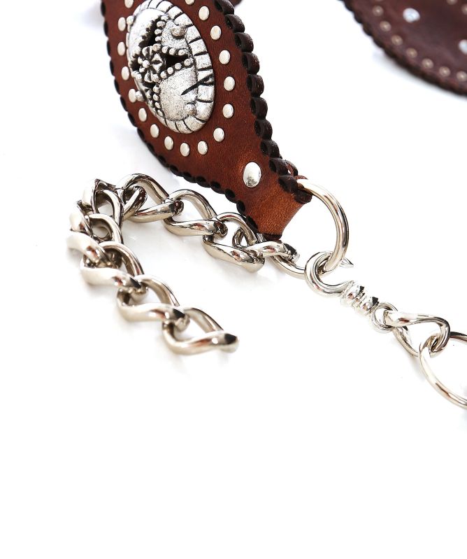 Nanni Ornate Leather Belt