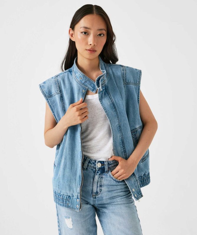 Seventy + Mochi Sleeveless Oversized Juno Jacket