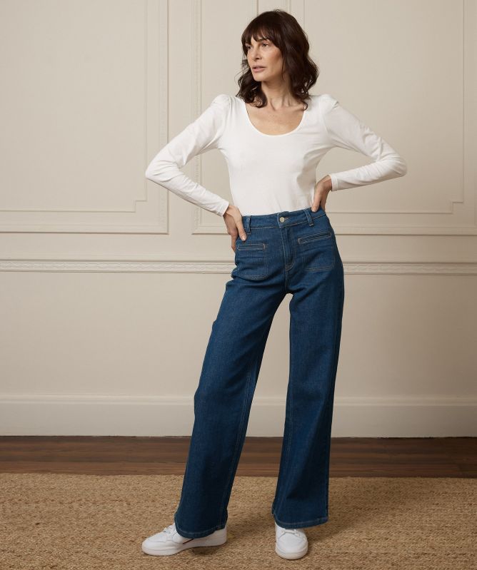 Donna Ida Kate The Relaxed Wide Leg Jeans