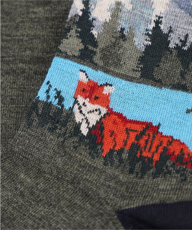 J. Blades Wool Blend Fox Socks