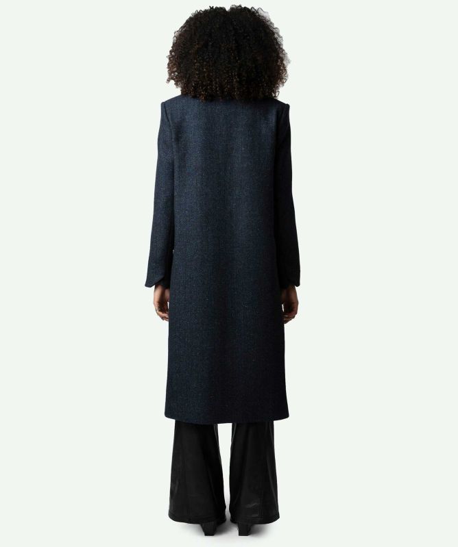 Zadig and Voltaire Mio Long Wool Coat