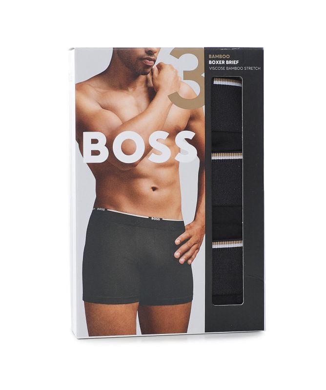 BOSS Bamboo Boxer Briefs 3 Pack