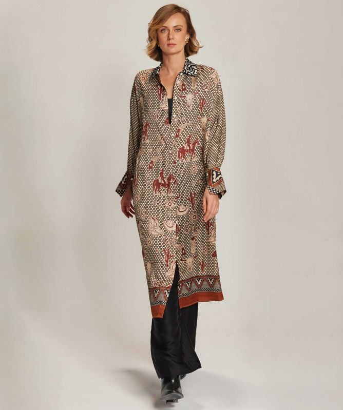 Me369 Athena Rodeo Collar Dress