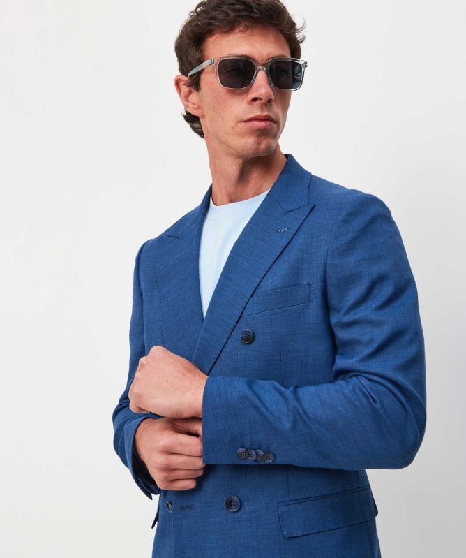 Seinse Slim Fit Double Breasted Suit