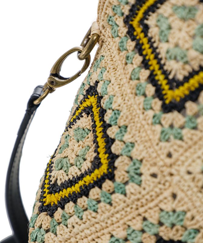 Rabarany Crochet Raffia Bag