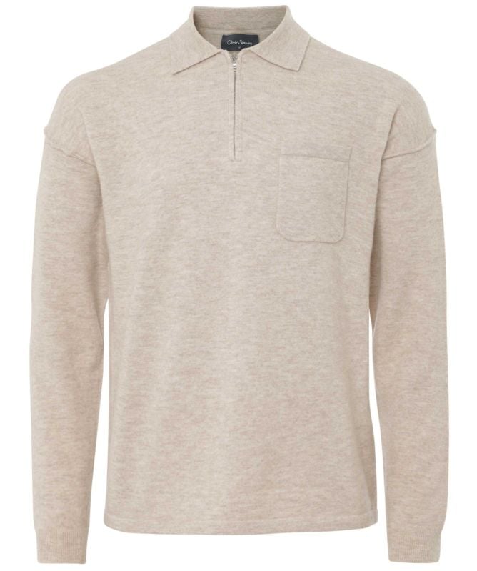 Oliver Sweeney Wool Alpaca Killala Zip Shirt