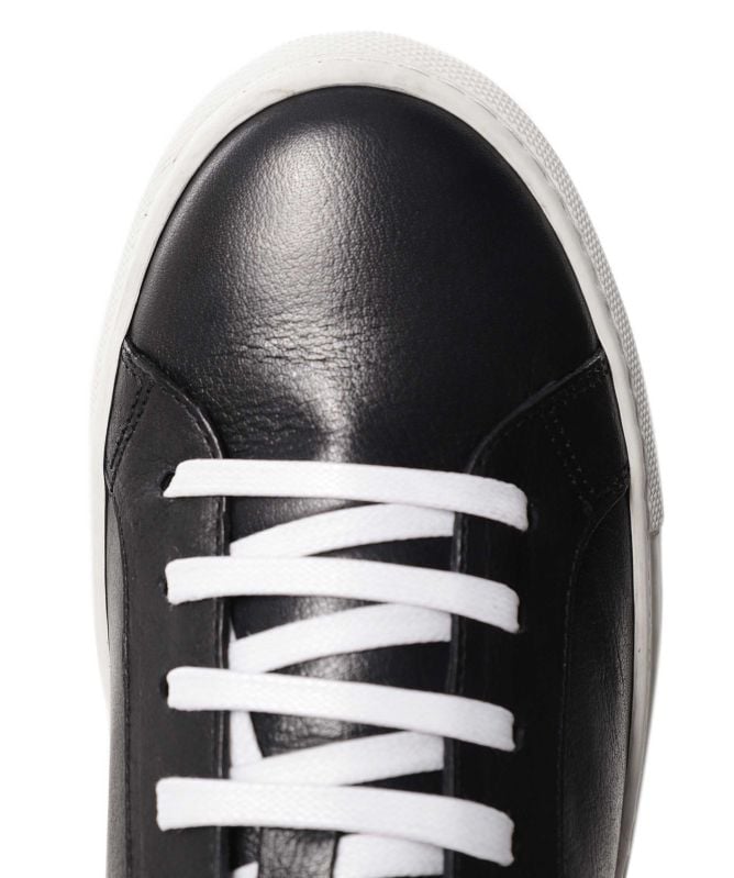 Joss Buffalo Leather Trainers