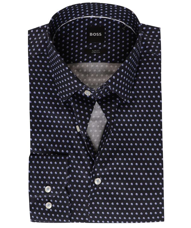 BOSS Slim Fit H-Hank Polka Dot Shirt | Jules B