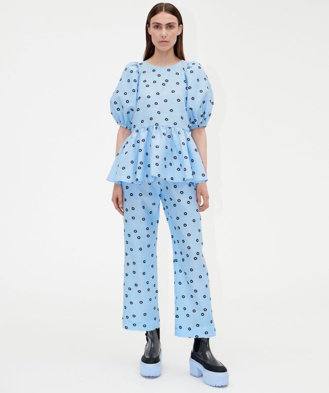 Stine Goya Liw Mini Daisy Peplum Top