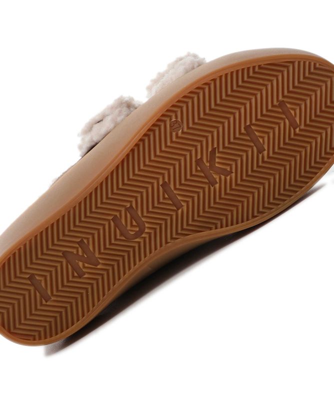 INUIKII Shearling Low Velcro Trainers