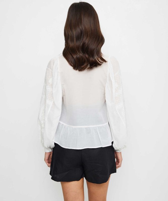 Scarlett Poppies Finn Embroidered Blouse