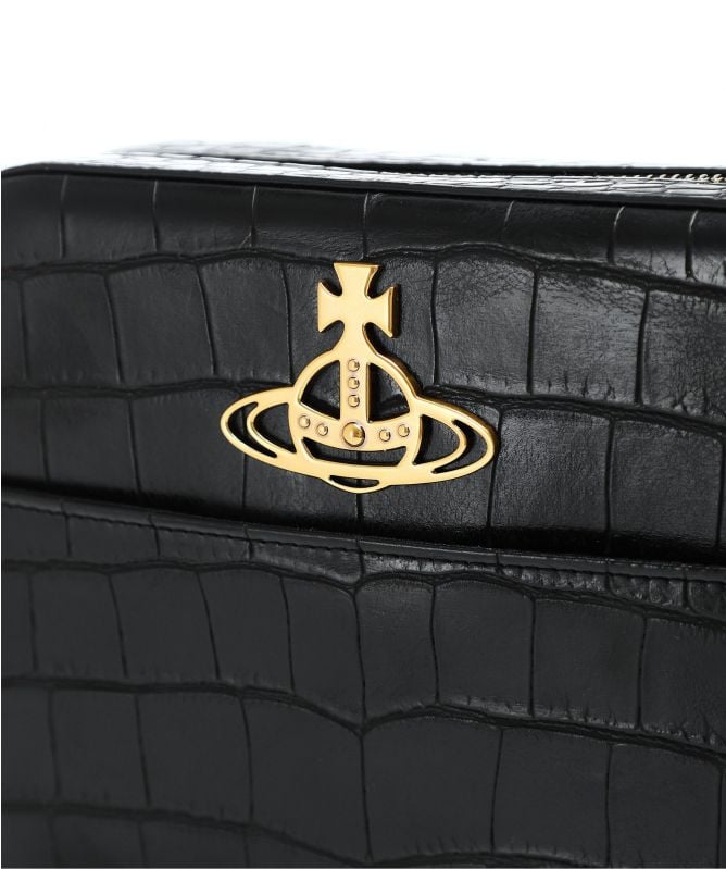 Vivienne Westwood Black Johanna Vegan Crossbody Bag Jules B