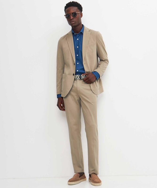 Circolo 1901 Slim Fit Pique Chinos