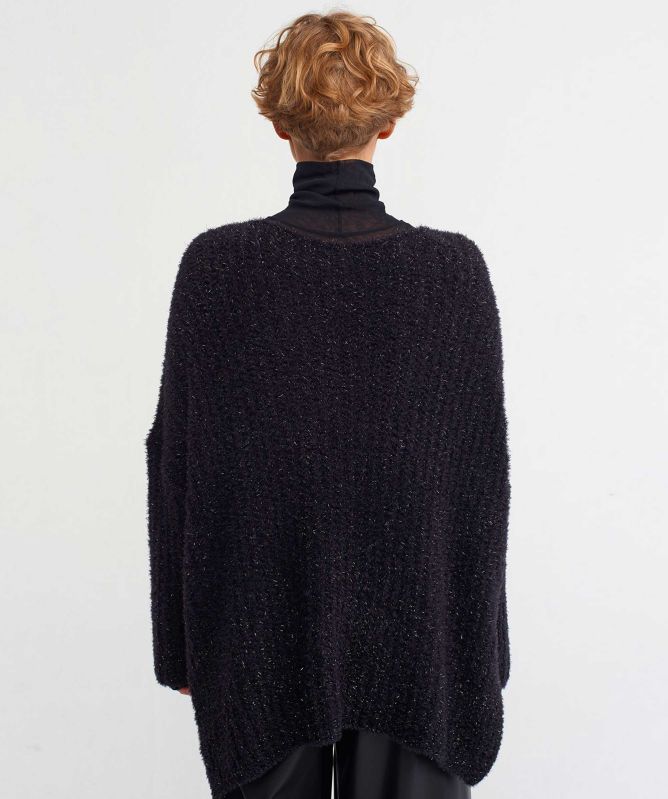 NU London Shiny Yarn Detailed Sweater