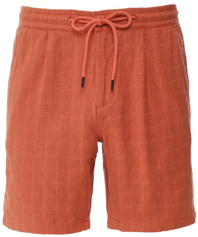 Knowledge Cotton Textured Organic Cotton Shorts