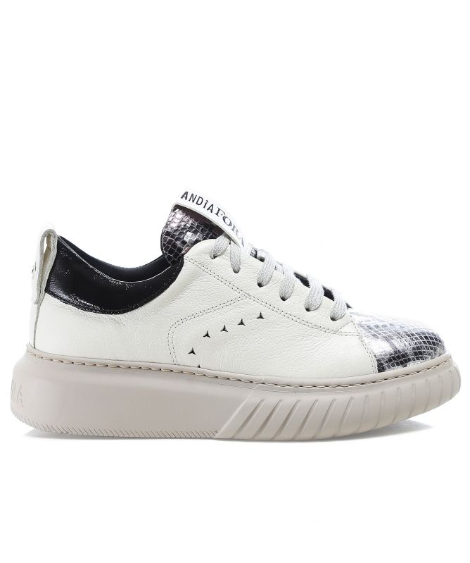 Andia Fora Zoe Leather Platform Sneakers