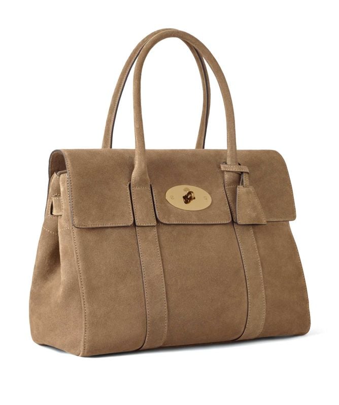 Mulberry Suede Bayswater Tote Bag