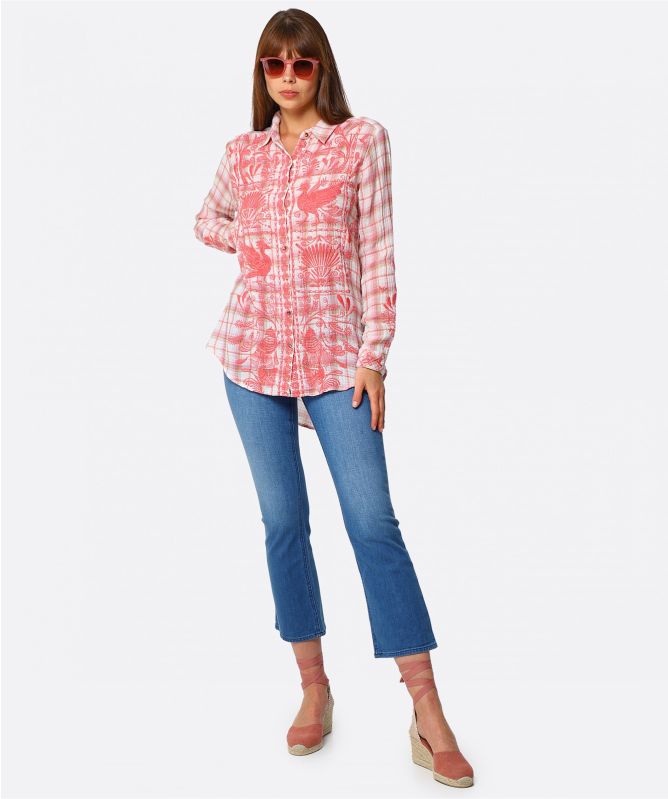 Johnny Was Orla Oversized Cotton Tunic