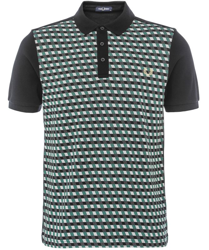 Fred Perry Geometric Polo Shirt