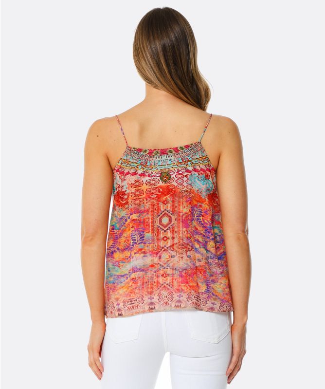 Inoa Modena Silk Shoe String Cami
