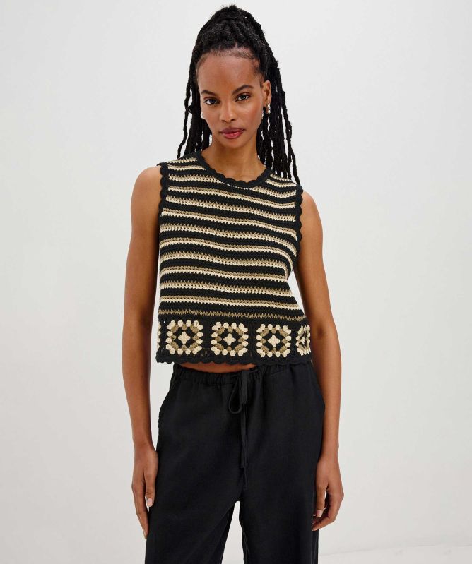 Rails Hazel Crochet Top