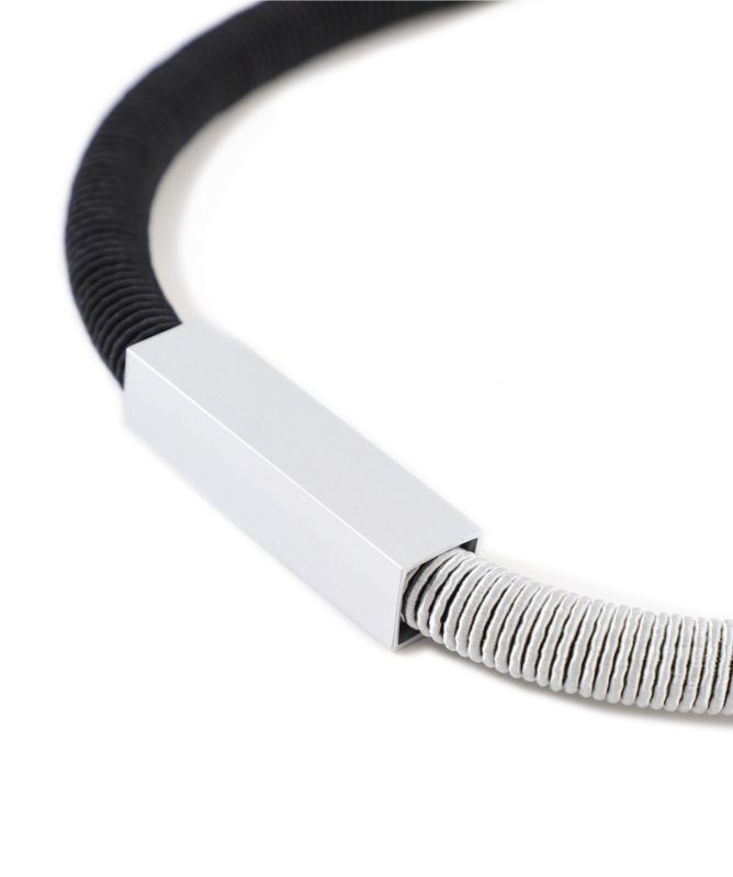 Christina Brampti Aluminium Rectangle Necklace