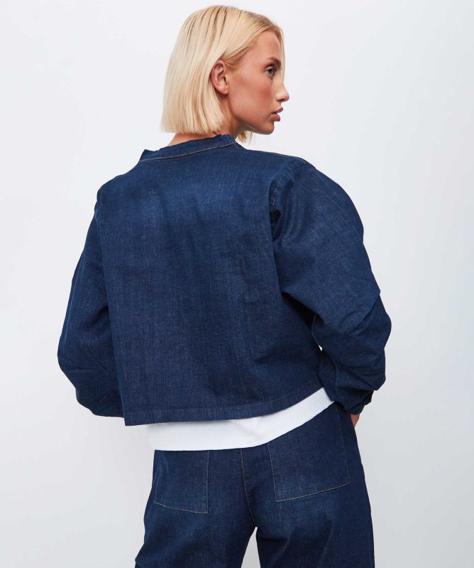 Lurdes Bergada Cropped Denim Jacket