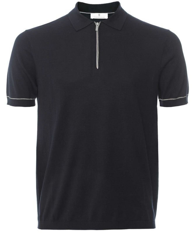 Thomas Maine Half Zipper Polo Shirt