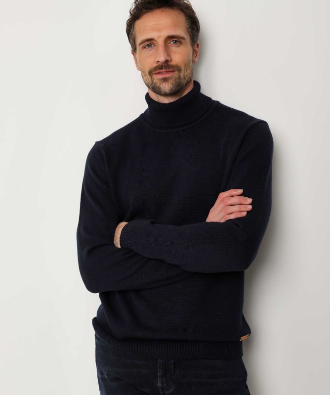 Baldessarini Wool Cotton Roll Neck Rocco Jumper