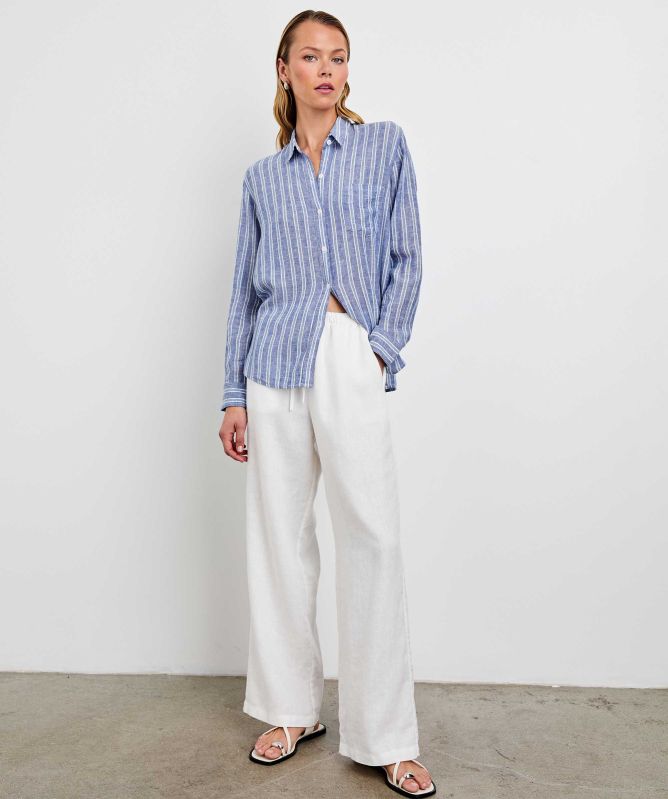 Rails Linen Charli Striped Shirt