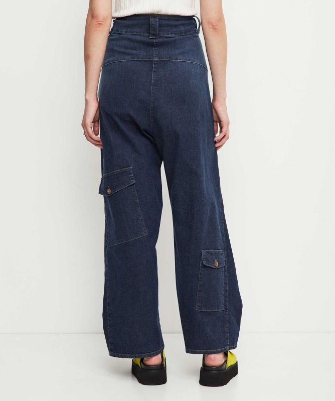 Lurdes Bergada Baggy Blue Jeans