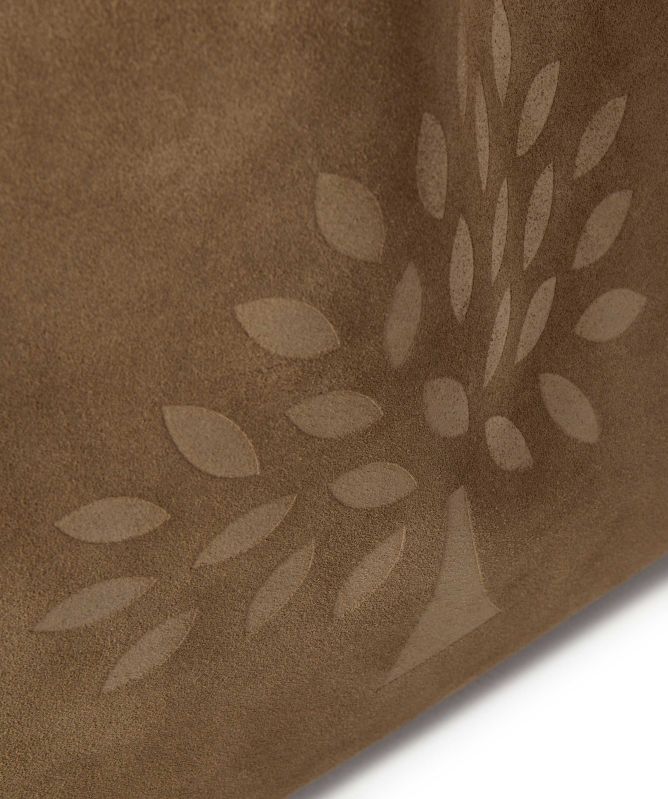 Mulberry Suede Tree Tote